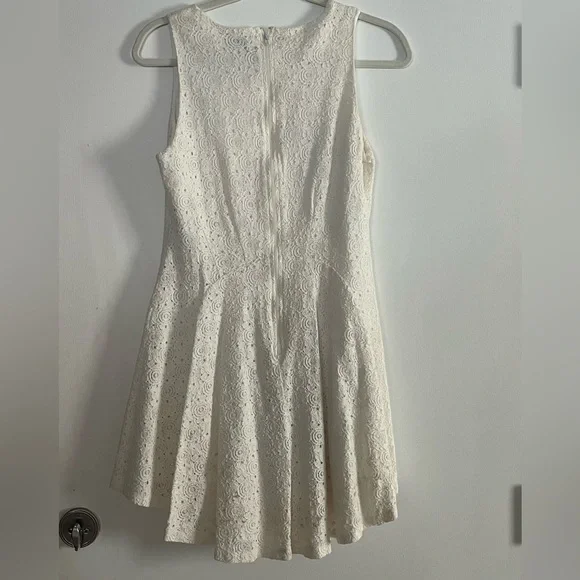 Aqua | Dresses | White Graduation Dress Pleated Below Waist | Poshmark Aqua | Dresses | White Graduation Dress Pleated Below Waist | Poshmark